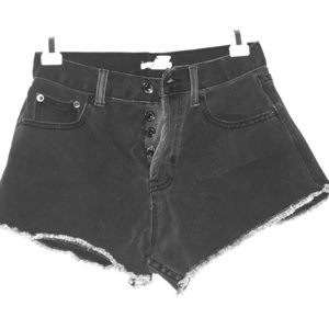 High Waisted Grey Short